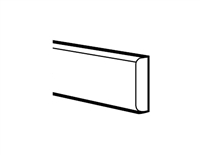 Ashford Series Frost White Shaker BATTEN MOLDING - 3/16"DX3/4"HX96"W ) from The Cabinet Depot