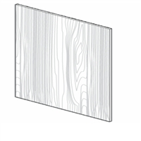 Fairfield Series  Crown Maple  Accessories BASE PANEL SKIN - SINGLE SIDE FINISH (24"Wx96"H) from The Cabinet Depot