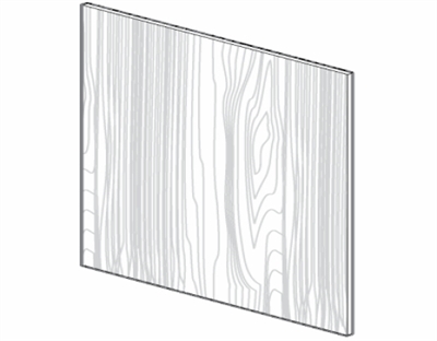 Fairfield Series  Turnberry BASE PANEL SKIN - SINGLE SIDE FINISH (24"Wx96"H) from The Cabinet Depot