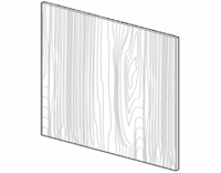 Fairfield Series  Turnberry BASE PANEL SKIN - SINGLE SIDE FINISH (48"Wx36"H)  from The Cabinet Depot