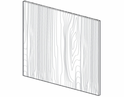 Fairfield Series  Contemporary BASE PANEL SKIN - SINGLE SIDE FINISH (48"Wx36"H)  from The Cabinet Depot