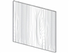 Fairfield Series  Turnberry BASE PANEL SKIN - SINGLE SIDE FINISH (96"Wx48"H) from The Cabinet Depot