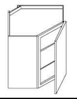 Ashford Series  Charleston Saddle SPICE DRAWER - 1 DRAWER (6"Wx24"D"x34 1/2"H) from The Cabinet Depot