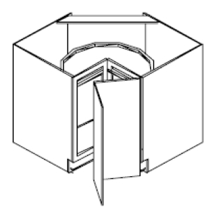 Fairfield Series  Polar White Shaker SPICE DRAWER - 1 DRAWER (6"Wx24"D"x34 1/2"H) from The Cabinet Depot