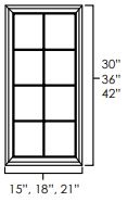 Ashford Series Frost White Shaker BASE 30 KITCHEN CABINET - 2 DOORS, 2 DRAWERS, 1 SHELF (30"Wx24"Dx34 1/2"H)  from The Cabinet Depot