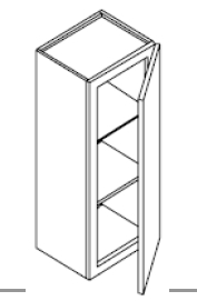 Fairfield Series  Turnberry SPICE DRAWER - 1 DRAWER (6"Wx24"D"x34 1/2"H) from The Cabinet Depot