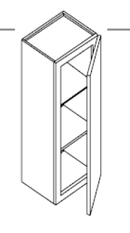 Fairfield Series  Crown Maple SPICE DRAWER - 1 DRAWER (6"Wx24"D"x34 1/2"H) from The Cabinet Depot