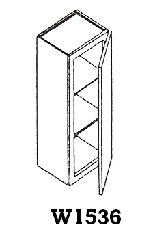 Advantage Series Dark Chocolate Oak SPICE DRAWER - 1 DRAWER (6"Wx24"D"x34 1/2"H) from The Cabinet Depot