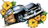 '51 Classic Ford Woody T-shirt