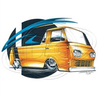 Ford '61-'67 Custom Econoline Pickup Hot Rod T-shirt