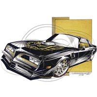 Pontiac Trans Am Firebird Classic Muscle Car T-shirt