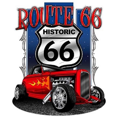 Route 66 Ford Deuce T-shirt