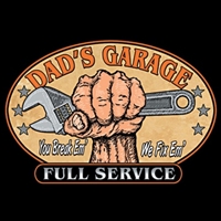 Dad's Full Service Garage T-shirt S-XXXL