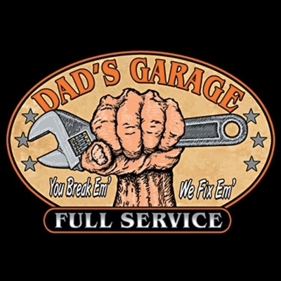 Dad's Full Service Garage T-shirt S-XXXL