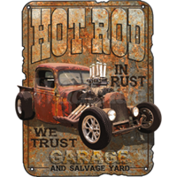 Rat Rod In Rust We Trust Hot Rod T-shirt