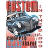 Hot Rod Custom Channeled Chopped Shaved Car T-shirt