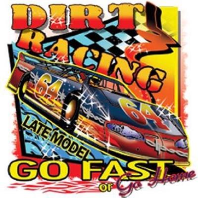 Dirt Track Racing Late Model Car T-shirt