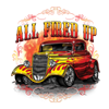 Ford Flamin' Coupe Hot Rod T-shirt