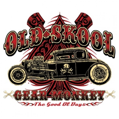 Old Skool Gear Monkey T-shirt