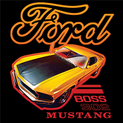 Ford '69-'70 Mustang Boss 302 T-shirt S-XXXL