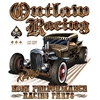 Outlaw Racing High Performance Rat Rod T-shirt