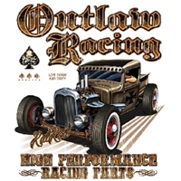 Outlaw Racing High Performance Rat Rod T-shirt