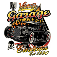 Vintage Garage Customs Hot Rod T-shirt