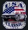 Chevy '63-'67 Corvette Convertible USA Classic T-shirt