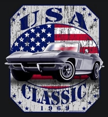 Chevy '63-'67 Corvette Convertible USA Classic T-shirt