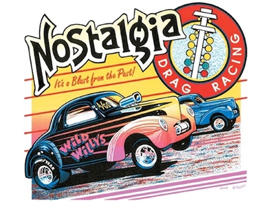 Willys Gasser Nostalgia 
Drag Racing T-shirt