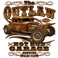 Outlaw Hot Rod Garage Work Shirt S-XXXL