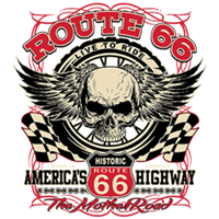 Route 66 America's Highway Work Shirt S-XXXL