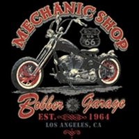 Bobber Garage Motorcycle T-shirt
