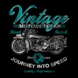 Vintage Motorcycles Biker Motorcycle T-shirt