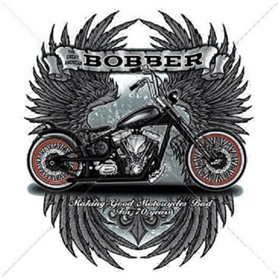 Motorcycle Biker Bobber T-shirt