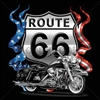 Route 66 Motorcycle Biker T-shirt