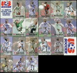 USA Womens Soccer Card Premier Team Set