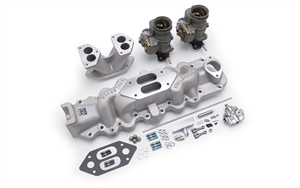 EDELBROCK DUAL CARB KIT FOR 1938-48 FORD FLATHEAD (SLINGSHOT MANIFOLD)  -- 2012