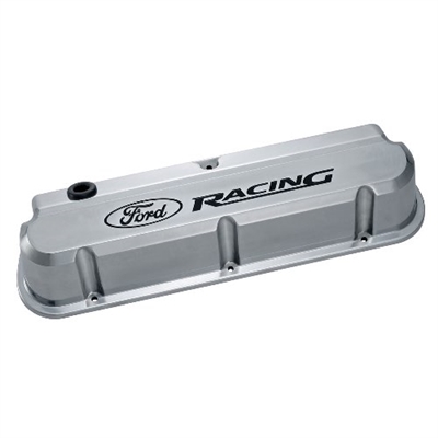 FORD RACING 289-351 SLANT EDGE VALVE COVER POLISHED  -- 302-138