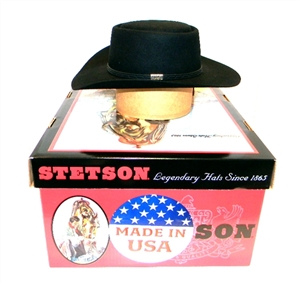 Limited Edition Carroll Shelby Black Stetson Collectors Hat - Size Small