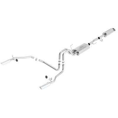 2011-2014 F-150 5.0L CAT-BACK SPORT DUAL EXIT EXHAUST SYSTEM -- M-5200-F1550145L