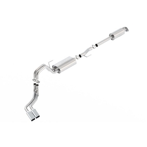2015-2016 F-150 5.0L COYOTE CAT-BACK TOURING EXHAUST WITH DUAL RIGHT SIDE EXHAUST AND CHROME TIPS  -- M-5200-F1550RTC