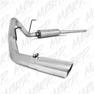 MBRP 2004-2008 Ford F150 EC/CC-SB 3" Cat Back, Single Side, Aluminized  -- S5200AL