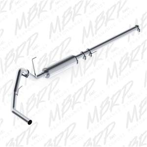 MBRP 2004-2008 Ford F150 EC/CC-SB 3" Cat Back, Single Side, Aluminized  -- S5200P