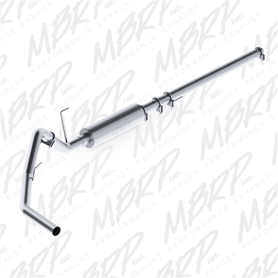 MBRP 2004-2008 Ford F150 EC/CC-SB 3" Cat Back, Single Side, Aluminized  -- S5200P