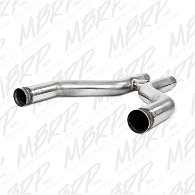 MBRP 2011-2014 Ford Mustang GT 5.0 3" H-Pipe (retains factory cats), T409 Replaces S7222409  -- S7263409