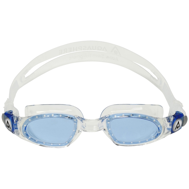 Aquasphere Mako Adult Swimming Goggles. (Transparent/Blue/Lenses/Blue)