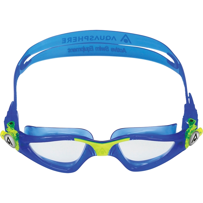 Aquasphere Kayenne Junior Swimming goggles. (Blue/Yellow/Clear/Lens)