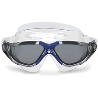 Aquasphere Vista Adult Swimming Goggles. (Transparent/Dark Grey/Smoke Lens)