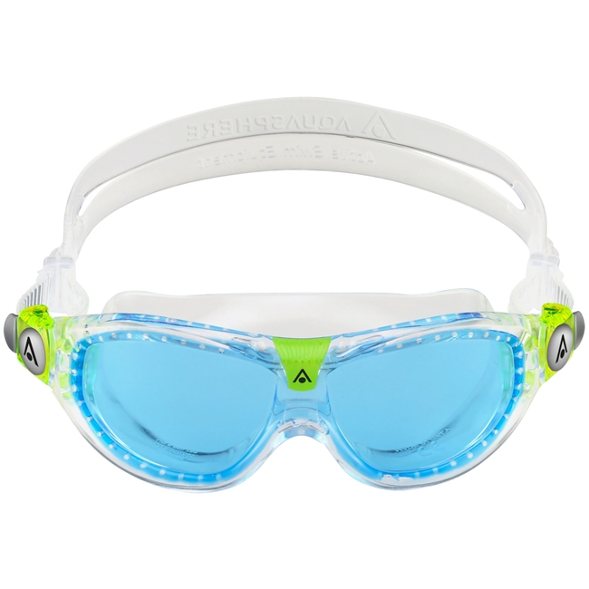 Aquasphere Seal Kids 2 Junior Swimming Goggles. (Transparent/Transparent/Lens/Blue Tinted)